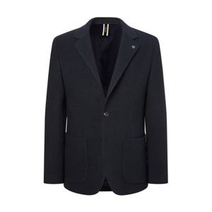 [헤지스]헤지스 네이비 투톤 져지 자켓 HZJA4D343N2