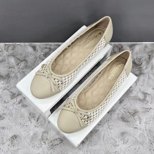 [탠디]패턴 콤비 리본 플랫슈즈 X2HT50IP59 G-BEIGE 3SB JJ