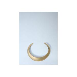 25 FW 생로랑 여성 폴리시드 메탈 커프 팔찌 sla0261136gld