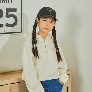 [더데이걸]TGMH23T01 기모쭈리 반집업 후드 티_IC