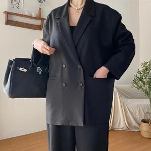 빅사이즈 502 듀오테일러더블롤업자켓 DRAQ655