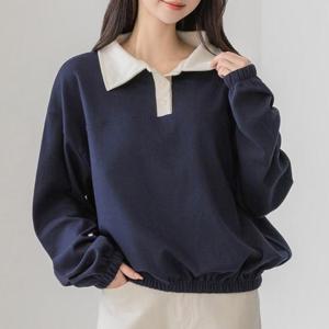 빅사이즈 510 밑단짱짱카라맨투맨 DYYV535