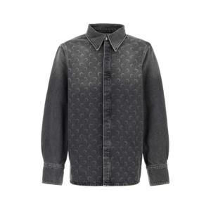 마린세르 긴팔 셔츠 USI035ACDEN0006 GR90 Printed