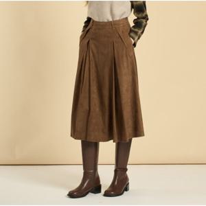 [비씨비지]백밴딩 턱 미디 스커트 B5W9S207