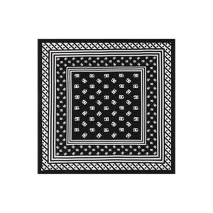 25 FW 돌체앤가바나 DNA 로고 프린트 실크 스카프 FN092RGDB7Z TP432355796