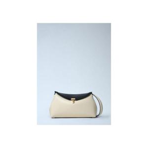 25 FW 토템 여성 T Lock 자수 장식 가죽 클러치 백 tot0263075cre