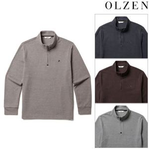 [올젠] 남성 사카리바 반집업 티셔츠(ZBF4TU1202)