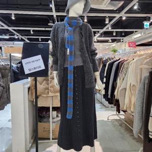 밀스튜디오 DP02 허리밴드주름니트롱스커트 LRCSKS107