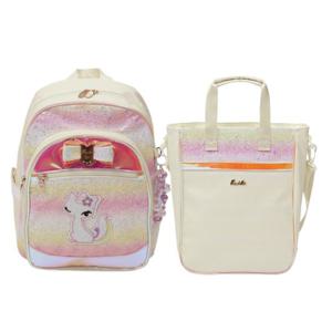 [프렌치캣(백)]IV 리본 고양이 책가방 보조가방세트 Q51DG2091.2101