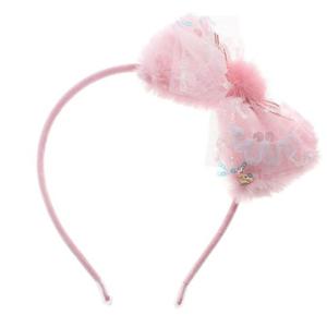 프렌치캣 PK 리본 퍼 헤어밴드(Q56DG5021)