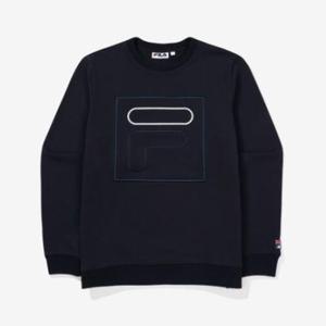 휠라 남여공용 F-박스 컬렉션 F로고 맨투맨 FS2POF3393X_INA