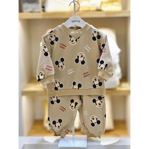 아가방 세이브존02 베이지 미키  기모상하세트// 03s723011