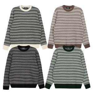 [파파브로]맨즈 캐주얼 썬더 패턴 라운드 니트 SO-KN-Q068