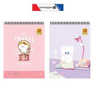 모닝글로리 2000 줄있는 종합장 (유선) (핑크) (랜덤1개)