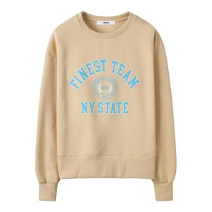 [위시드]뉴욕 빈티지 기모 오버핏 맨투맨 티셔츠 (WICDTS002)