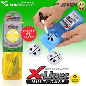 코비스 골프용품 BH422 멀티케이스 볼라이너 골프티 기능성티