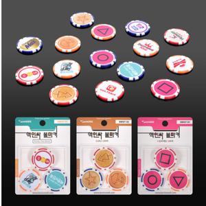 코비스 패러디 핵인싸 자석홀더형 칩볼마커 BM507