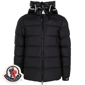 몽클레어 25FW 블랙 카데레 로고 후드 구스 다운 자켓 CARDERE 1A00127 54A81 999