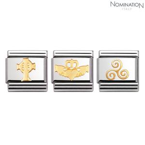 노미네이션 컴포저블 클래식 CELTIC 18K 골드 링크 030119 여자팔찌 남자팔찌