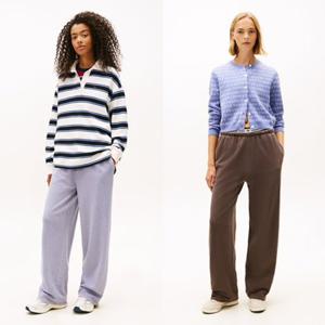 [타미진] 2종 택1 여성 와이드핏 T32G0WPC16TWT1 기본 데일리 밴딩 스웨트 트레이닝 팬츠 SC