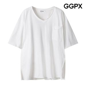[지지피엑스]빈티지 V넥 포켓 티셔츠 (GP6TS027F)