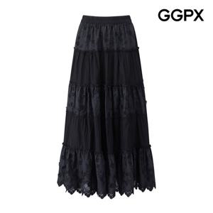 [지지피엑스]로맨틱 플라워 캉캉 레이스 스커트 (GP6SK013F)