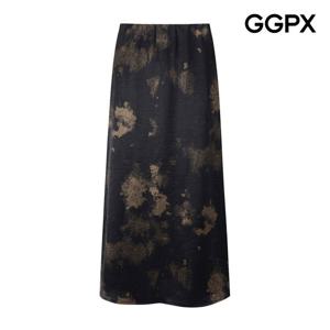 [지지피엑스]타이다이 이너 밴딩 A라인 샤틴 스커트 (GP6SK012F)