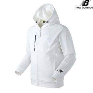 뉴발란스 NBMDA19013-WH 우븐패치 후드집업 남녀공용 후드티