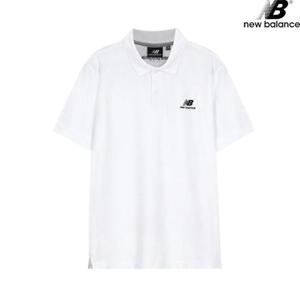 뉴발란스 NBNFBB1013-WH CP 피케 반팔티 남녀공용 티셔츠