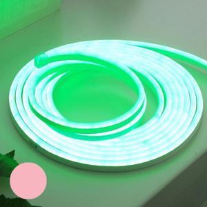 Coms 화려한 네온 줄 LED 슬림형 세트 5M 그린