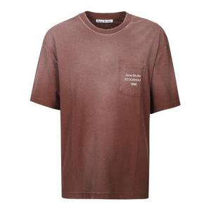 아크네 스튜디오 반팔 티셔츠 CL0450 TSHI000289ADN Brown