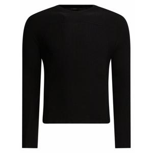 [RICK OWENS] 라프리마 남성 버진 울 크루넥 스웨터 RU01F2639 RIBM09 블랙 /3