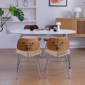 [베스트리빙] 스칸디 크롬 벤디 1400 4인 사각/타원 세라믹 식탁세트/의자4개