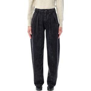 이자벨마랑 아이레미 플리츠 와이드 진 PA0659FAD1G02I 02FK