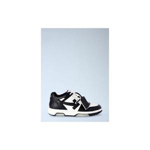 25 FW 오프화이트 여성 오피스 외부 송아지 가죽 스니커즈 ofw0262092blk