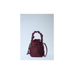 25 FW 가니 여성 Mini Bou Bucket Handbag gan0263037bur