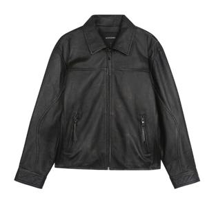 [버커루] 남성레더 카라 블루종 자켓(B255LR370P)