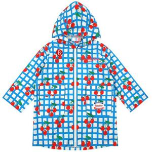 [베베드피노]올오버 체크 체리 레인코트_BP41JF415-N