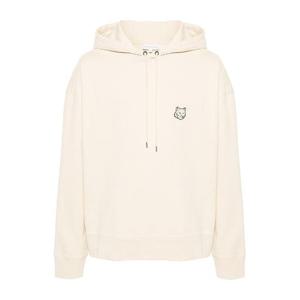 메종키츠네 폭스헤드 패치 후드티 페이퍼 LM00705KM0001 P205