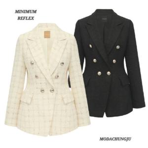 [미니멈]MD 트위드 카라넥  더블자켓 MD MMZAGWJ1880 M_CJ
