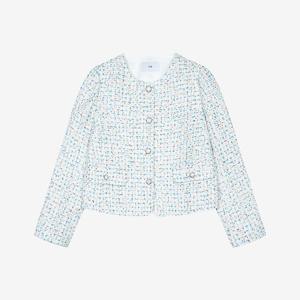 [씨]컬러 믹스 트위드 자켓 - SKJAB2101