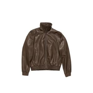 아크네 퍼넬 지퍼 레더 재킷 A70201