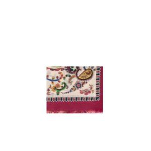 Etro 페이즐리 프린트 프레이드 스카프 WATA0009AKD96 X0800 TP970667221