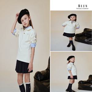 [빈]BA11TS01IV 아이보리 요꼬 카라 티셔츠