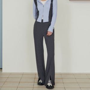 [에고이스트]절개 포인트 트임 롱 밴딩 팬츠 (ER1CP260)