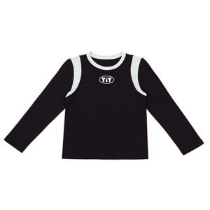 [티파니(정상)](T51KBT020)- BK 화이트 포인트 티