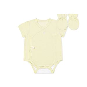 [오가닉맘]옐로쿨반소배내수트손싸개세트 MLMNBS03