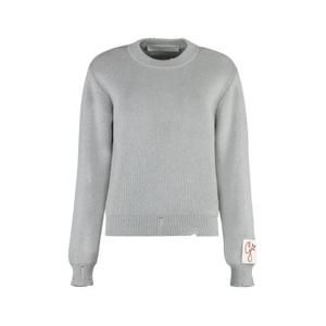 골든구스 코튼 라운드넥 스웨터 GWP00836P000662 60255 grey