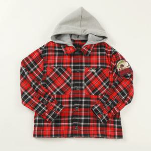 [지프키즈]체크 후드 셔츠형 자켓  KP4SHU114