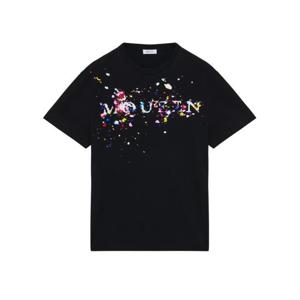 알렉산더 맥퀸 반팔 티셔츠 857144 QTAEF0555 Black